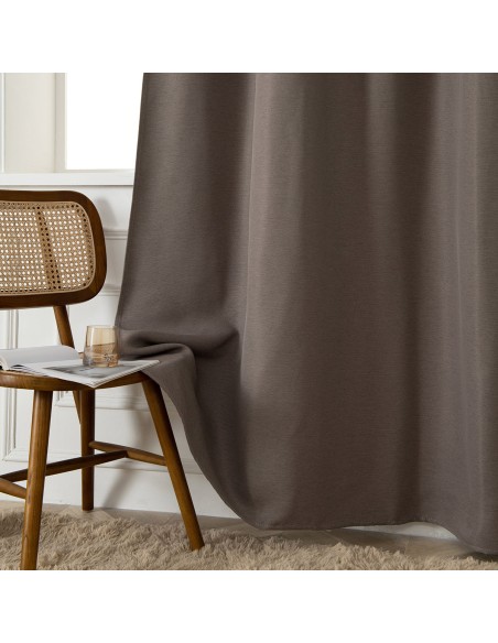 Beauty Home Ύφασμα κουρτίνας με το μέτρο Blackout jacquard σκίασης Glare Art 8444 Φ280 Μόκα Beauty Home Ύφασμα κουρτίνας με το μέτρο Blackout jacquard σκίασης Glare Art 8444 Φ280 Μόκα