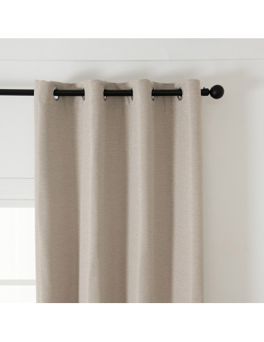 Beauty Home Ύφασμα κουρτίνας με το μέτρο Blackout jacquard σκίασης Glare Art 8444 Φ280 Μπεζ