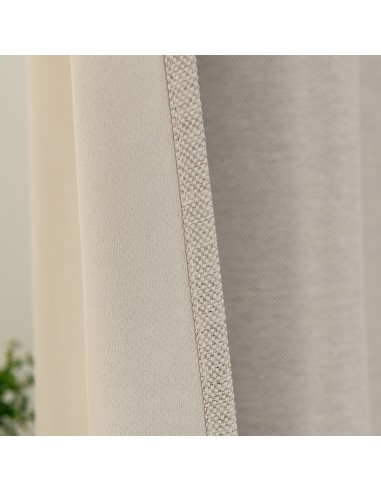 Beauty Home Ύφασμα κουρτίνας με το μέτρο Blackout jacquard σκίασης Glare Art 8444 Φ280 Μπεζ