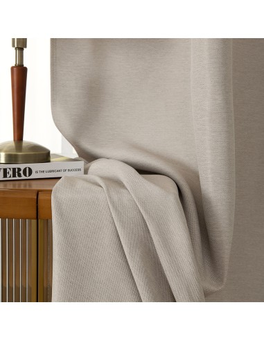 Beauty Home Ύφασμα κουρτίνας με το μέτρο Blackout jacquard σκίασης Glare Art 8444 Φ280 Μπεζ