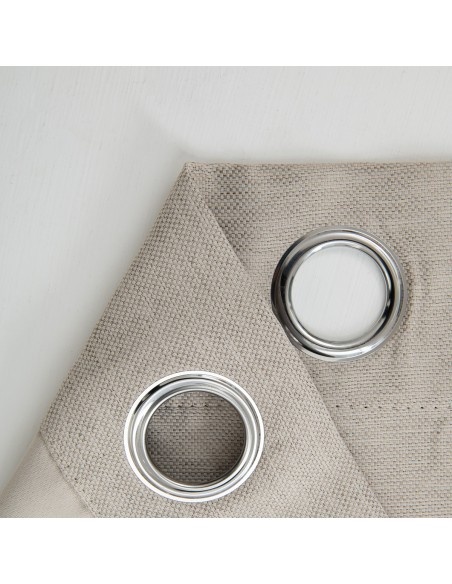 Beauty Home Ύφασμα κουρτίνας με το μέτρο Blackout jacquard σκίασης Glare Art 8444 Φ280 Μπεζ