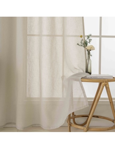 Beauty Home Κουρτίνα γάζα μονόχρωμη με 8 μεταλλικούς κρίκους Fit Art 8447 140x270 Μπεζ Beauty Home Κουρτίνα γάζα μονόχρωμη με 8 μεταλλικούς κρίκους Fit Art 8447 140x270 Μπεζ