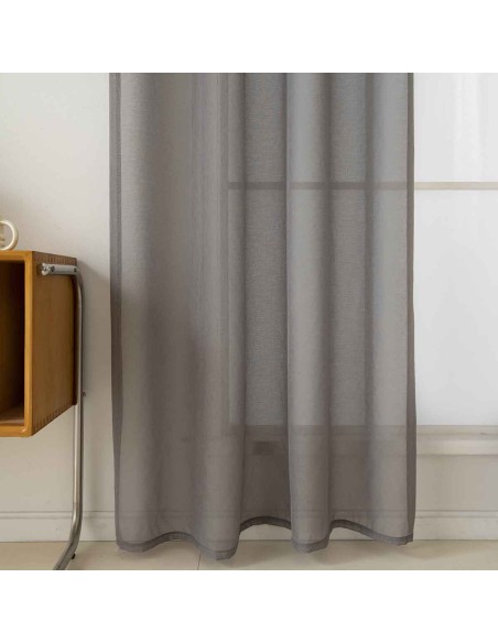 Beauty Home Κουρτίνα γάζα μονόχρωμη με 8 μεταλλικούς κρίκους Sharp Art 8448 140x270 Μπεζ Beauty Home Κουρτίνα γάζα μονόχρωμη με 8 μεταλλικούς κρίκους Sharp Art 8448 140x270 Μπεζ