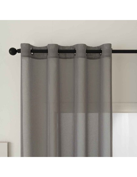Beauty Home Κουρτίνα γάζα μονόχρωμη με 8 μεταλλικούς κρίκους Sharp Art 8448 140x270 Μπεζ Beauty Home Κουρτίνα γάζα μονόχρωμη με 8 μεταλλικούς κρίκους Sharp Art 8448 140x270 Μπεζ