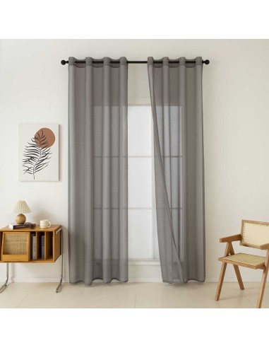 Beauty Home Κουρτίνα γάζα μονόχρωμη με 8 μεταλλικούς κρίκους Sharp Art 8448 140x270 Μπεζ Beauty Home Κουρτίνα γάζα μονόχρωμη με 8 μεταλλικούς κρίκους Sharp Art 8448 140x270 Μπεζ