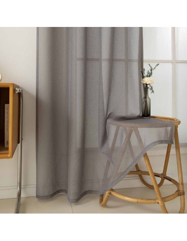 Beauty Home Κουρτίνα γάζα μονόχρωμη με 8 μεταλλικούς κρίκους Sharp Art 8448 140x270 Μπεζ Beauty Home Κουρτίνα γάζα μονόχρωμη με 8 μεταλλικούς κρίκους Sharp Art 8448 140x270 Μπεζ