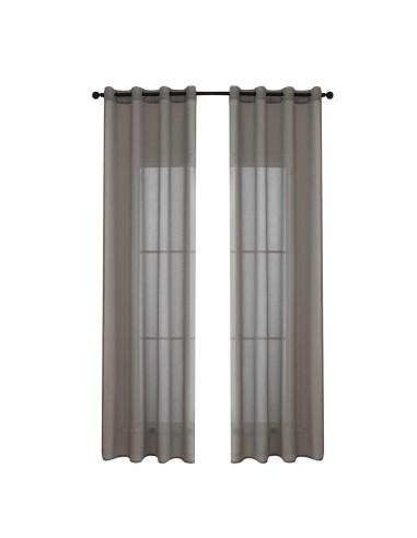 Beauty Home Κουρτίνα γάζα μονόχρωμη με 8 μεταλλικούς κρίκους Sharp Art 8448 140x270 Μπεζ Beauty Home Κουρτίνα γάζα μονόχρωμη με 8 μεταλλικούς κρίκους Sharp Art 8448 140x270 Μπεζ