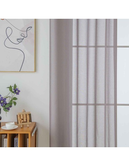 Beauty Home Ύφασμα κουρτίνας με το μέτρο γάζα Sharp Art 8448 Φ300 Αμέθυστος Beauty Home Ύφασμα κουρτίνας με το μέτρο γάζα Sharp Art 8448 Φ300 Αμέθυστος