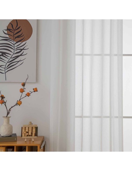 Beauty Home Ύφασμα κουρτίνας με το μέτρο γάζα Sharp Art 8448 Φ300 Εκρού Beauty Home Ύφασμα κουρτίνας με το μέτρο γάζα Sharp Art 8448 Φ300 Εκρού
