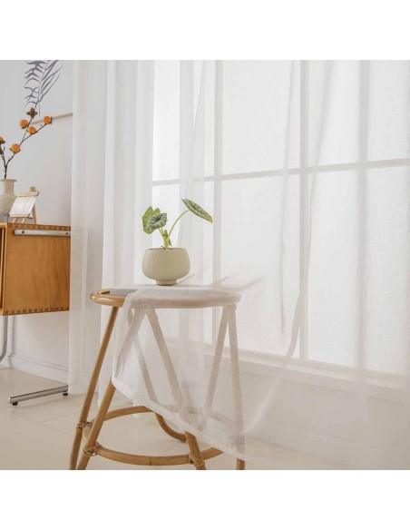 Beauty Home Ύφασμα κουρτίνας με το μέτρο γάζα Sharp Art 8448 Φ300 Εκρού Beauty Home Ύφασμα κουρτίνας με το μέτρο γάζα Sharp Art 8448 Φ300 Εκρού