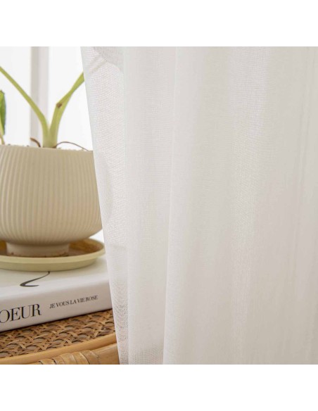 Beauty Home Ύφασμα κουρτίνας με το μέτρο γάζα Sharp Art 8448 Φ300 Εκρού Beauty Home Ύφασμα κουρτίνας με το μέτρο γάζα Sharp Art 8448 Φ300 Εκρού
