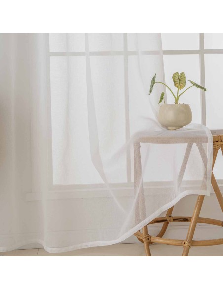 Beauty Home Ύφασμα κουρτίνας με το μέτρο γάζα Sharp Art 8448 Φ300 Εκρού Beauty Home Ύφασμα κουρτίνας με το μέτρο γάζα Sharp Art 8448 Φ300 Εκρού