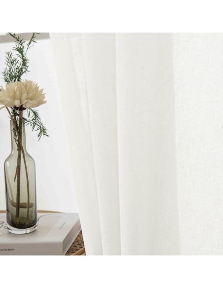 Beauty Home Κουρτίνα γάζα μονόχρωμη με 8 μεταλλικούς κρίκους Fit Art 8447 140x270 Εκρού Beauty Home Κουρτίνα γάζα μονόχρωμη με 8 μεταλλικούς κρίκους Fit Art 8447 140x270 Εκρού
