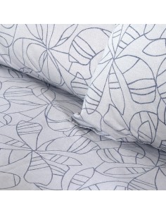 Beauty Home Σετ σεντόνια υπέρδιπλα με λάστιχο Adela Art 12251 170x200+30 Γκρι 2