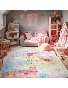 Beauty Home Χαλί παιδικό Fun Art 9587 120x180 Λιλά 2