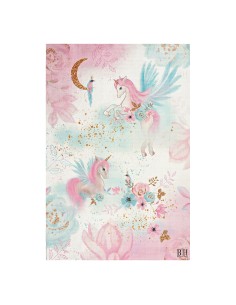 Beauty Home Χαλί παιδικό Fun Art 9588 135x180 Ροζ