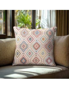 Beauty Home Μαξιλαροθήκη ΣΤΟΦΑ ΙΝΔΙΚΟΙ ΡΟΜΒΟΙ   40 x 40 cm