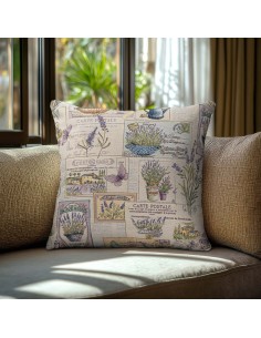 Beauty Home Μαξιλαροθήκη Lavender Garden Post   45 x 45 cm