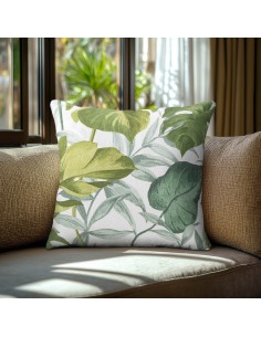 Beauty Home Μαξιλαροθήκη ΤΡΟΠΙΚΑ ΦΥΛΛΑ   40 x 40 cm