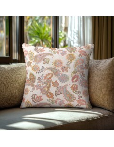 Beauty Home Μαξιλαροθήκη ΣΤΟΦΑ ΙΝΔΙΚΟ ΛΑΧΟΥΡΙ   40 x 40 cm