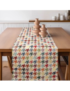 Beauty Home ΡΑΝΝΕΡ ΣΤΟΦΑ PIED DE ΠΟΛΥΧΡΩΜΟ   32 cm x 1