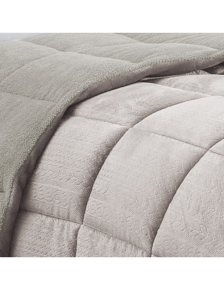 ΚΟΥΒΕΡΤΟΠΑΠΛΩΜΑ ΥΠΕΡΔΙΠΛΟ SHELBY GREIGE (220X240) ΚΟΥΒΕΡΤΟΠΑΠΛΩΜΑ ΥΠΕΡΔΙΠΛΟ SHELBY GREIGE (220X240)