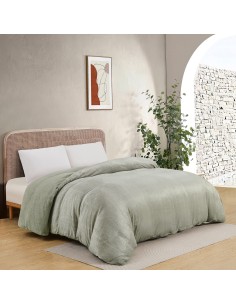 ΠΑΠΛΩΜΑΤΟΘΗΚΗ ΥΠΕΡΔΙΠΛΗ SHELBY SOFT OLIVE (225X245)