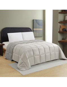 ΠΑΠΛΩΜΑ ΥΠΕΡΔΙΠΛΟ BROOKLYN SILVER/GREY (220X240)