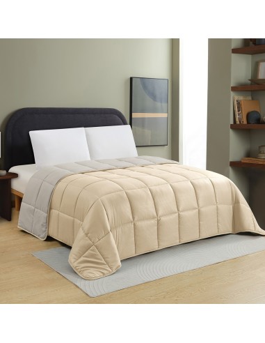 ΠΑΠΛΩΜΑ ΥΠΕΡΔΙΠΛΟ BROOKLYN BEIGE/SILVER (220X240)