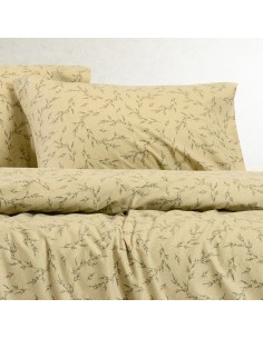 ΣΕΤ ΣΕΝΤΟΝΙΑ ΦΑΝΕΛΕΝΙΑ ΜΟΝΑ (Λ) POPPY PASTEL OLIVE (100Χ200+30) 2