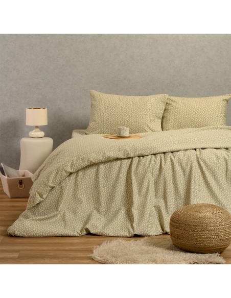 ΣΕΤ ΣΕΝΤΟΝΙΑ ΦΑΝΕΛΕΝΙΑ KING SIZE ELISE GREIGE (270X260)