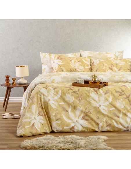 ΠΑΠΛΩΜΑΤΟΘΗΚΗ ΜΟΝΗ GIULIA OCHRE CASUAL LINE (165X245)