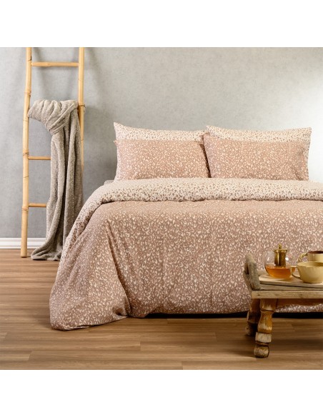 ΣΕΤ ΜΑΞΙΛΑΡΟΘΗΚΕΣ (Π) LEO MOCCA CASUAL LINE (50X70)