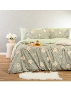 ΠΑΠΛΩΜΑΤΟΘΗΚΗ ΥΠΕΡΔΙΠΛΗ GIANNA GREY/AQUA CASUAL LINE (225X245)