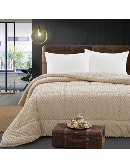 Beauty Home Κουβερτοπάπλωμα king size Art 12651 240x260 Μπεζ Beauty Home Κουβερτοπάπλωμα king size Art 12651 240x260 Μπεζ
