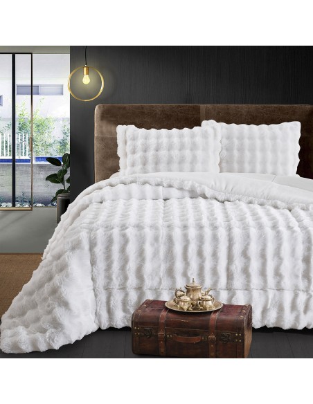 Beauty Home Κουβερτοπάπλωμα king size Art 12661 240x260 Λευκό Beauty Home Κουβερτοπάπλωμα king size Art 12661 240x260 Λευκό