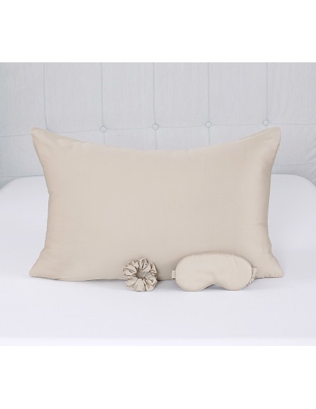 Beauty Home Σετ ομορφιάς ύπνου 3τμχ Art 7008 100% Tencel - Μπεζ Beauty Home Σετ ομορφιάς ύπνου 3τμχ Art 7008 100% Tencel - Μπεζ