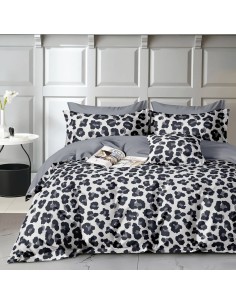 Beauty Home Σετ παπλωματοθήκη υπέρδιπλη Art 12272 Alice 230x250 Γκρι