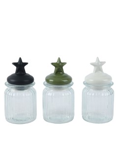 Beauty Home Διακοσμητικό Βάζο/Δοχείο 7.8cm x 15.1cm  Μαύρο