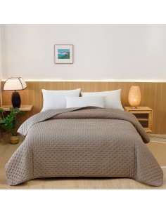 ΚΟΥΒΕΡΛΙ 260Χ240 RENZO GREY/DARK GREY (Hotel)