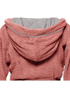 Beauty Home Μπουρνούζι με κουκούλα Art 3421 Κοραλί S 2