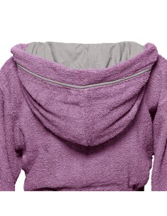 Beauty Home Μπουρνούζι με κουκούλα Art 3429 Μωβ S 2