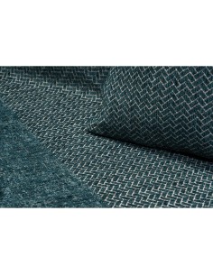 Beauty Home Ριχτάρια σετ 2τμχ Art 8638 (170x240+170x290) Πετρόλ 2