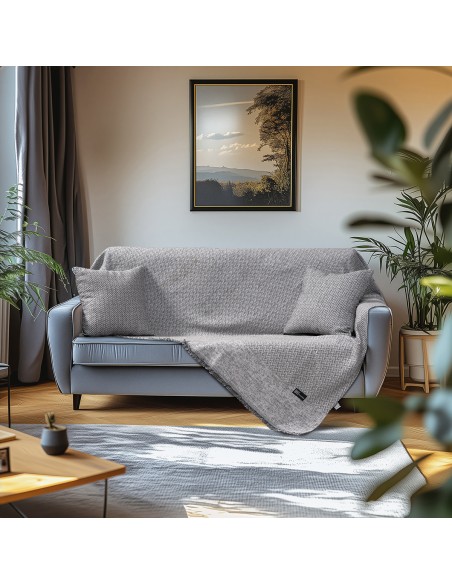 Beauty Home Ριχτάρι Τριθέσιο Art 8640 170x290 Γκρι Beauty Home Ριχτάρι Τριθέσιο Art 8640 170x290 Γκρι