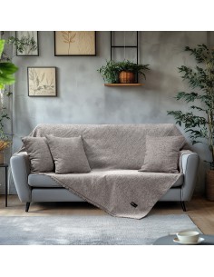 Beauty Home Ριχτάρια σετ 2τμχ Art 8646 (170x240+170x290) Γκρι