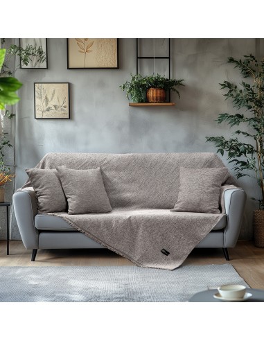 Beauty Home Ριχτάρι Τριθέσιο Art 8646 170x290 Γκρι