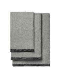 Beauty Home Σετ πετσέτες Art 3451 Σετ 3τμχ Γκρι 2