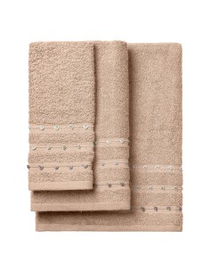 Beauty Home Σετ πετσέτες Art 3463 Σετ 3τμχ Μπεζ