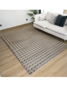 Beauty Home Χαλί Bubble Art 9663 200x250 Μόκα