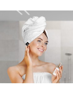Beauty Home Πετσέτα μαλλιών Turban Art 3407 Λευκό